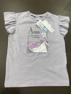 送料込！　タグつき！新品・未使用！　アナ雪Anna Tシャツ 薄紫 サイズ120