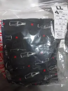 福助 × Coca-Cola（コカ・コーラ）公式コラボ商品　4枚入