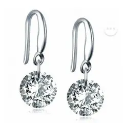 キラキラ ピアス レディース イヤリング　耳スタッド シルバー フックピアス