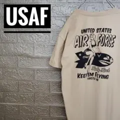 USAFユナイテッドステイツエアフォースAIRFORCE古着TシャツM横田基地のサムネイル