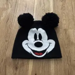 H&M ミッキーマウス ポンポン付きニット帽