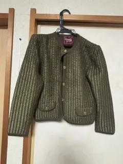 madam Jocande オリーブグリーン カーディガンのサムネイル