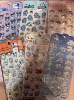 新品未使用 サンリオ ぷくっとシール 6枚セット