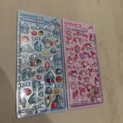 マイメロ　ハンギョドン　サンリオ第二弾　ボンボンドロップシール