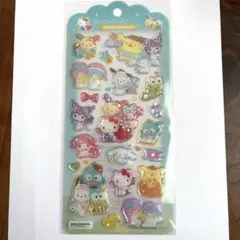 新品　サンリオキャラクターズ　ドロップジェリーシール
