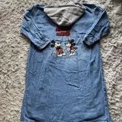 ミッキー&ミニーマウス デニムワンピース 135センチ〜