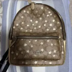 COACH レディース　リュック　シグネチャー　星　スター