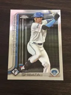 柴田獅子 ルーキーカード Topps Chrome NPB