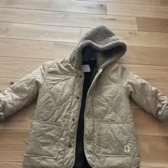 ZARA ベージュ 中綿コート 104センチ