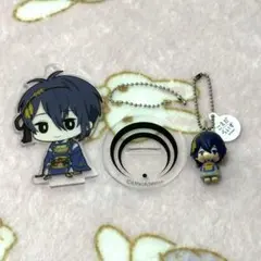 刀剣乱舞 アクリルキーホルダー こえだらいずフィギュアストラップ 三日月宗近のサムネイル