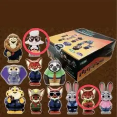 ズートピアフィギュア　ソフビパペット