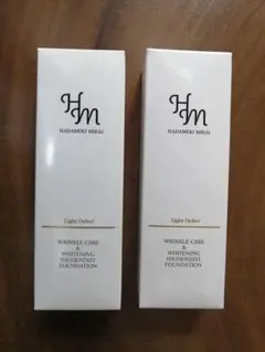新品未使用未開封　ハダメキミライ薬用クリーム&美白リキッドファンデーション ハダメキミライ薬用クリーム2本 ビューティーセラムファンデーション