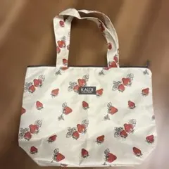 【未使用品】カルディ　いちご　バッグ　エコバッグ　人気　完売品