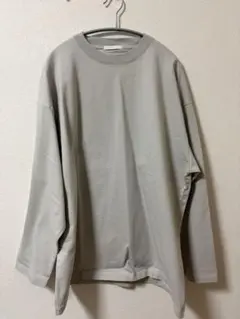 新品　SUPER FINE COTTON LOOSE FIT L/S グレー