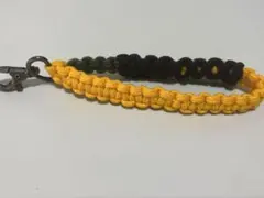 パラコード スマホショルダー 平編み ピカチュウカラー 125cm