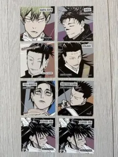 呪術廻戦 スクエアステッカーコレクション 8枚