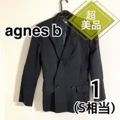 ま*ん様 ⭐️超美品⭐️アニエスベー　agnesb 黒　ジャケット　S