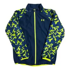 アンダーアーマー YXL ウインドブレーカー 迷ネイビー 未使用 キッズ 美品