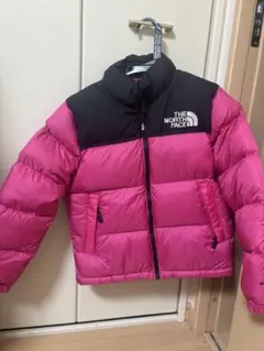 THE NORTH FACE キッズダウンコート ピンク/ブラック150cm/M