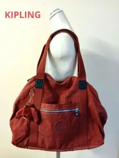 新品 Kipling 2wayショルダー、ミニボストンバッグ レッド - メルカリ