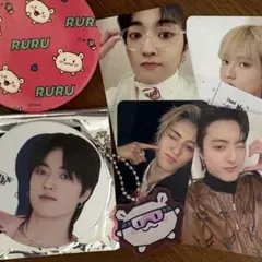 treasure ハルト　缶バッジ　トレカ　セット　RURU