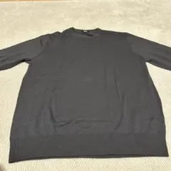 ユニクロ エクストラファインメリノクルーネックセーター（長袖） ダークグレーXL