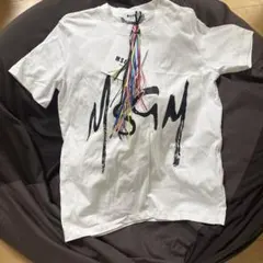 MSGM ロゴプリント Tシャツ ホワイト XSのサムネイル