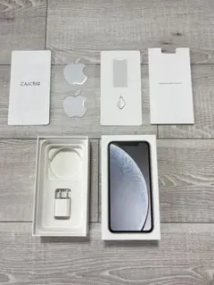 Apple iPhoneXR ホワイト　空箱　充電器