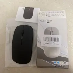 Bluetooth ワイヤレスマウス　PC 電池式　ブラックのサムネイル