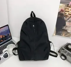 リュック 黒 大容量 A4 PC対応 バックパック 男女兼用 軽量撥水 ナイロン