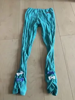 ムージョンジョン　リボン付きレギンス