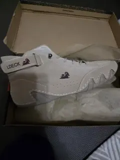 LDECK ベージュ スエード ハイカットスニーカー　新品