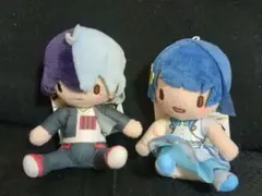 劇場版プロセカ ふわぷち ミニぬいぐるみ 青柳冬弥 桐谷遥　２点