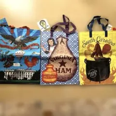新品未使用タグ付き トレーダージョーズTRADER JOE’S エコバッグ⭐︎⭐︎⭐︎