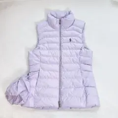 美品　RALPH LAUREN ラルフローレン　中綿　ベスト　ライトパープル　S