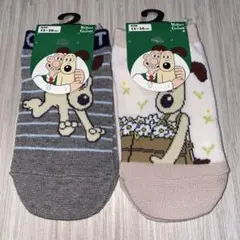 ウォレスとグルミット　キッズくつ下【15〜20】2個セット