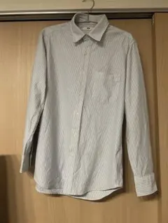 ノンアイロンジャージーストライプシャツ　S