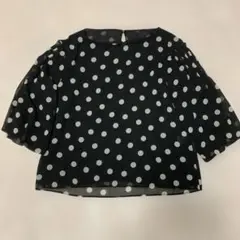 【美品】ダーマコレクションシフォンブラウス 五分袖
