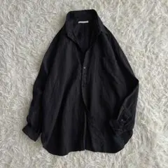 【極美品】プラージュ plage リネンシャツ 25ss ブラック ゆったりのサムネイル