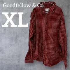 美品❣️Goodfellow & Co. 【XL】赤黒チェック長袖シャツ