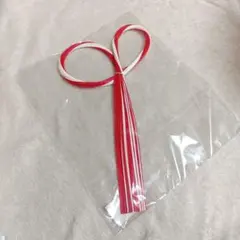 紅白 水引結びふたば しめ飾り リース 装飾 ハンドメイド 未使用 未開封