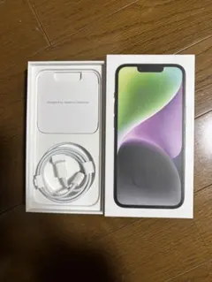 iPhone 14 Midnight 128GB 【箱 アクセサリーのみ】