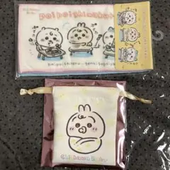 【新品】Chiikawa Baby 巾着(うさぎ) 3枚タオル 2点セット