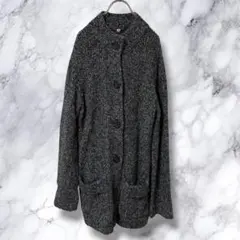 UNIQLO ニットカーディガン グレー Mサイズ ゆったり