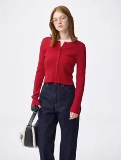 GU 2ピースリブニットポロシャツ