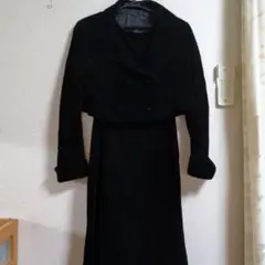 J＆R ジャケット付きベルベットロングドレス　黒　日本製