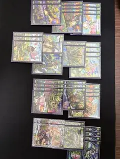 緑単キャベッジ スリーブ付きデッキ＋デッキパーツ 86枚 - メルカリ