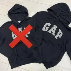 GAP ブラックパーカー L