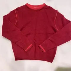 UNIQLO JW ANDERSON クルーネックニット 長袖 レッド