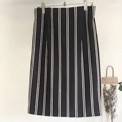 ViS ストライプ柄 タイトスカートのサムネイル